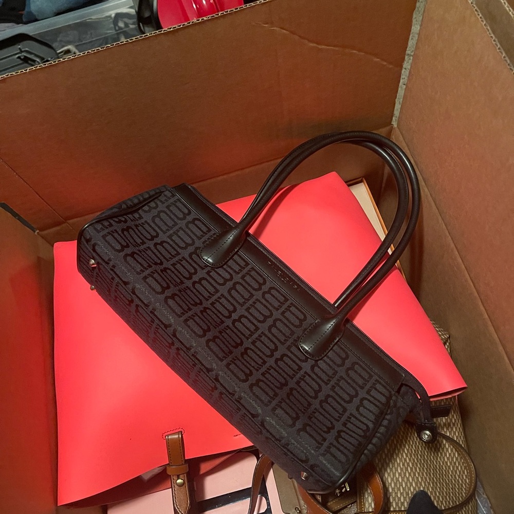 Balenciaga Black Logo Shoulder Bag